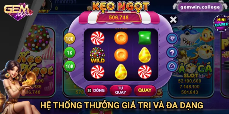 Các Phần Thưởng Hấp Dẫn Khi Chơi Nổ Hũ VIP Tại Gemwin 2 Hệ thống phần thưởng giá trị và đa dạng từ nổ hũ Vip Gemwin