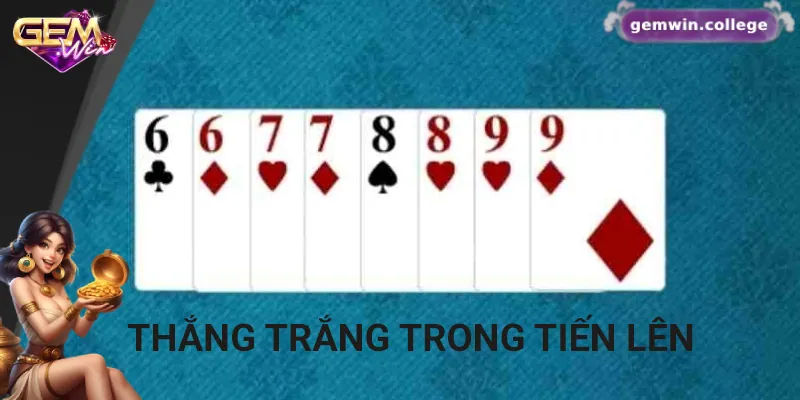 Khi xảy ra thắng trắng, ván chơi kết thúc ngay lập tức